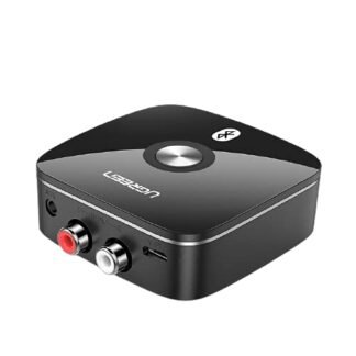 Adaptador Receptor Áudio Bluetooth 5.0 Aptx LL Ugreen Transmissor RCA Receptor 5.0 aptx ll 3.5mm / Adaptador sem Fio música Para TV Carro, RCA Bluetooth 5.0 Transmissor de áudio (AptX com linha 2RCA)