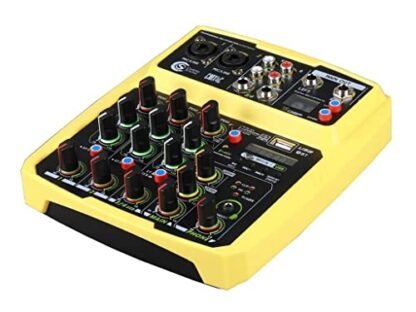 Mesa de Som USB Bluetooth 4 Canais CMX4 Podcast Youtube AM