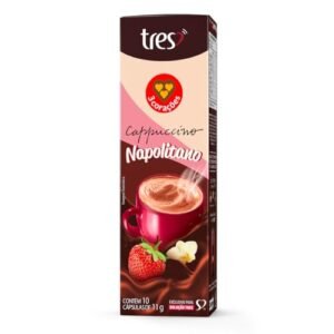 Capsula de Cappuccino Napolitano TRES 3 Corações 10 unid