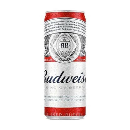 Cerveja Budweiser, American Lager, 350ml, Lata