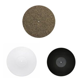 Tapete universal para toca-discos de cortiça e borracha/acrílico de 30,5 cm (Equipamentos)