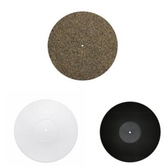 Tapete universal para toca-discos de cortiça e borracha/acrílico de 30,5 cm (Equipamentos)
