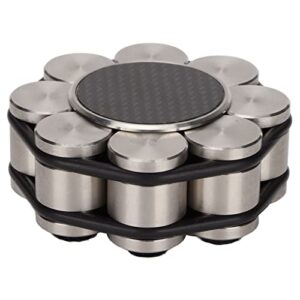 BTER Estabilizador de peso HiFi Record, profissional LP toca-discos estabilizador de disco de aço inoxidável, grampo estabilizador de disco com almofada de silicone antiderrapante para gravação LP (Equipamentos)