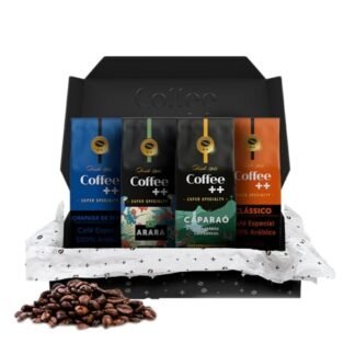 Kit 4 Pacotes Café Especial Em Grãos Coffee Mais Clássico, Caparaó, Chapada e Arara