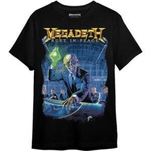 Camiseta Megadeth Rust in Peace (BR, Alfa, P, Regular, Preto) (Camisetas)