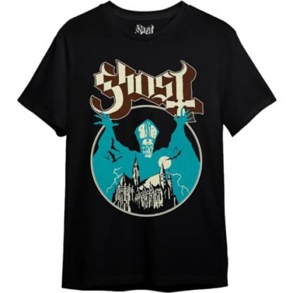 Camiseta Ghost Eponymous Preto Consulado OF0107 Tamanho:PP;Cor:Preto (Camisetas)