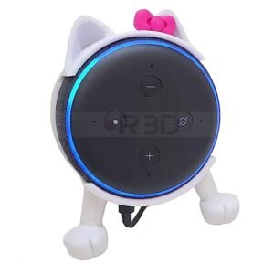 Genérico Suporte Para Alexa Echo Dot 3 Gatinha Kitty - Altifalantes Inteligentes - Montagem Na Parede - Plástico - 1 Unidade (Equipamentos)