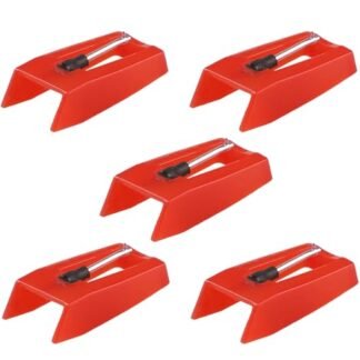Agulhas de substituição para toca-discos, pacote com 5 agulhas de substituição para toca-discos, caneta para toca-discos, agulha de diamante, agulha de toca-discos, acessórios de substituição para (Equipamentos)