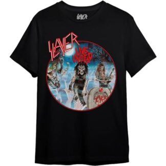 Camiseta Slayer Live Undead (BR, Alfa, 3G, Regular, Preto) (Camisetas)