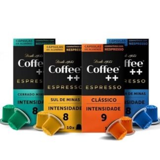 Kit 40 Cápsulas Café Especial Coffee Mais, Compatível com Nespresso