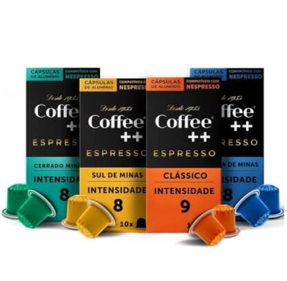 Kit 40 Cápsulas Café Especial Coffee Mais, Compatível com Nespresso