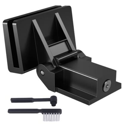 AYZAB Dobradiça de proteção contra poeira - Preta - Plástico - TURNTABLE - Hinge - Compatível com TN200, TN300, TN350, TN400, TN420, TN550, TN570, TN-3B, AT-LPW40WN, RT81/RT82 - Auxiliar (Equipamentos)
