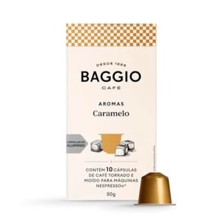 Baggio Café Cápsulas De Café Aroma Caramelo Compatível Com Nespresso Contém 10 Cápsulas