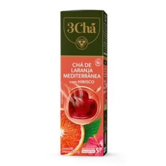 Capsula de Chá Laranja Mediterrânea com Hibisco TRES 3 Corações 10 unid