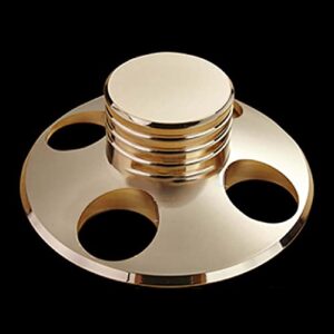Estabilizador de disco de baixo ruído para discos de alta fidelidade para toca-discos de vinil LP (Equipamentos)
