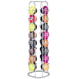 MS Aramados, 31176, Suporte Porta 32 Cápsulas de Cafe Dolce Gusto Cafeteira, cor Cromado, Aço
