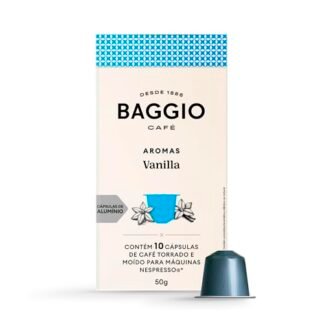 Baggio Café Cápsulas De Café Aroma Vanilla Compatível Com Nespresso Contém 10 Cápsulas