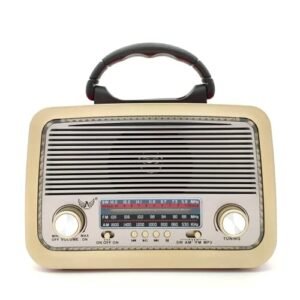 Rádio Retro A3199T Lanterna Bluetooth Fm Pendrive (Marrom) (Equipamentos)