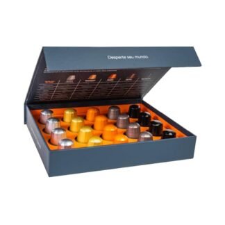 Giói Cafés Especiais - Taste Box, Caixa com 20 Cápsulas de Café Especial, 5 Variedades (Moka, Bourbon, Blend Torra Alta, Média e Ristretto)
