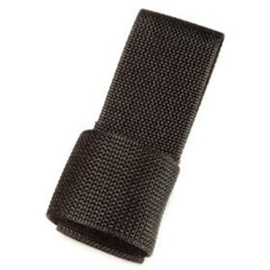 HWC Police Security Black Nylon Universal Maglite "C" & "D" Cell Flashlight Holder Ring Case for Duty Belts (CDs)