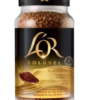 L'OR, Café Solúvel Classique Pote de Vidro 130g