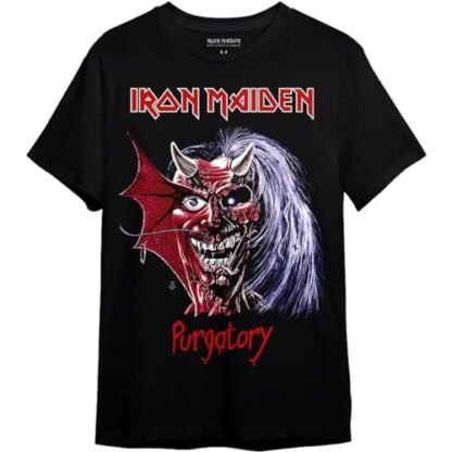Camiseta Iron Maiden Purgatory Consulado OF0165 Cor:Preto;Tamanho:GG (Camisetas)
