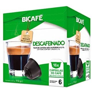 Cápsula De Café Bicafé Descafeinado P/Máquinas Dolce Gusto*