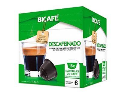 Cápsula De Café Bicafé Descafeinado P/Máquinas Dolce Gusto*