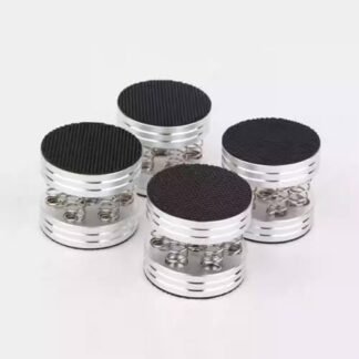 Almofadas de isolamento de alto-falante de áudio para subwoofer, picos, isolamento de toca-discos, pés de plataforma para toca-discos/amplificador/gravador (liga de alumínio sólido + base de cone de (Equipamentos)