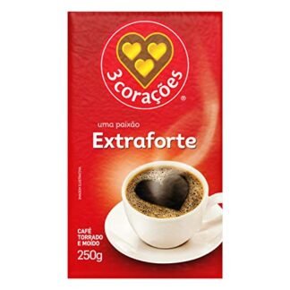 3 Corações Café Torrado E Moído Extra Forte À Vácuo 250G