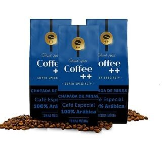 Coffee Mais │Café Super Especial em Grãos │ Ricardo Tavares - Chapada de Minas │100% Arábica │Torra Média │Pack 3 unidades de 250g