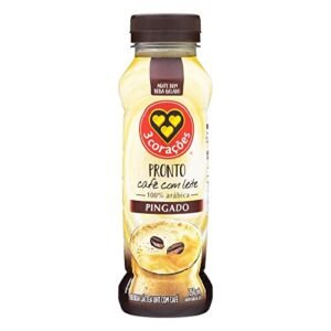 3 Corações Cappuccino Pronto Café Com Leite Pingado 260Ml