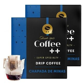 Coffee Mais │Café Super Especial em Drip │ Ricardo Tavares - Chapada de Minas │100% Arábica │Torra Média │Pack 2 caixas de 10 unidades
