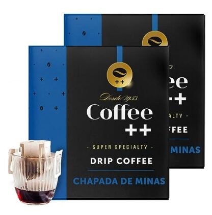 Coffee Mais │Café Super Especial em Drip │ Ricardo Tavares - Chapada de Minas │100% Arábica │Torra Média │Pack 2 caixas de 10 unidades