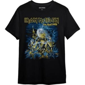 Camiseta Iron Maiden Live After Death (BR, Alfa, M, Regular, Preto) (Camisetas)