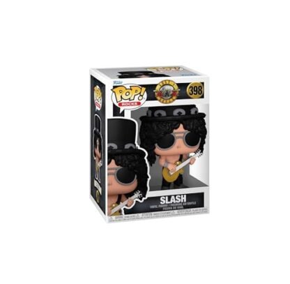 Funko Pop! Rocks: GNR - Slash - (1990's) - Guns N Roses - figura de vinil colecionável - ideia de presente- Mercadoria oficial - Brinquedos para crianças e adultos - Music Fans - boneco para