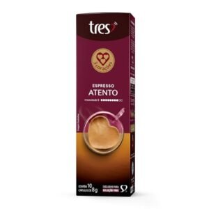 Cápsula de Café Espresso Atento 3 Corações 10 unidades