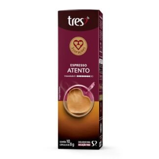 Cápsula de Café Espresso Atento 3 Corações 10 unidades