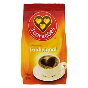 3 Corações Café Torrado E Moído Tradicional Pacote 500G