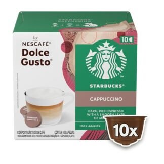 Starbucks Cappuccino By Nescafé Dolce Gusto, 1 caixa com 10 cápsulas