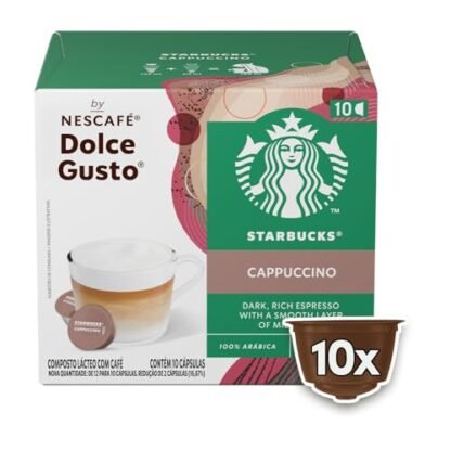 Starbucks Cappuccino By Nescafé Dolce Gusto, 1 caixa com 10 cápsulas