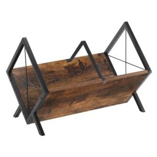 YINMIT Suporte de disco de vinil, rack de armazenamento de discos de vinil de 80-100 LP, exibição de disco de vinil de montagem rápida, organizador de estilo retrô para revistas, livros, arquivos, (Equipamentos)