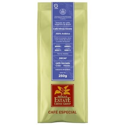 Café Minas Estate Descafeinado Swiss Water, Café Moído, 250g