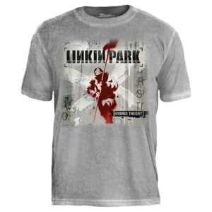 Camiseta Linkin Park Stamp Rockwear | Moda, Bandas, Estilo Alternativo, Rock, Oficial. (BR, Alfa, GG, Regular, Hybrid Theory) (Camisetas)