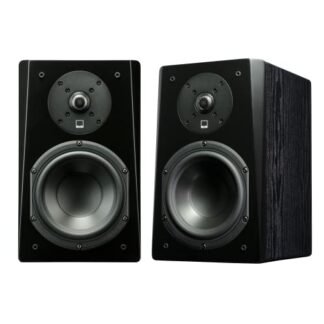 SVS Prime Bookshelf Caixa Acústica 150w (Black Ash, Par) (Equipamentos)