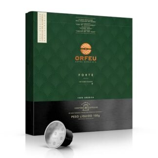 Cápsulas de Café Forte Orfeu, Compatíveis com Nespresso, Contem 20 cápsulas
