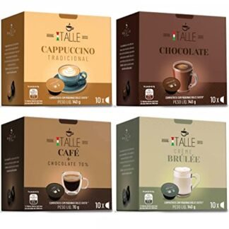 Cápsula Chocolate Cappuccino Dolce Gusto Café Italle 40 Und