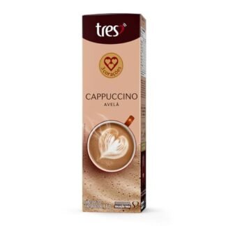 3 Corações Cápsula Cappuccino Avelã TRES - 10 Unidades