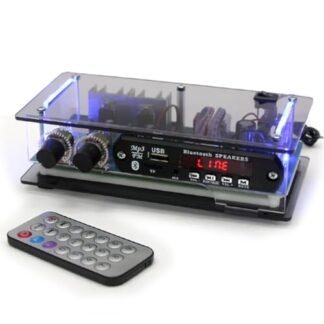Mini Amplificador para Som Ambiente MBORG MDBT40, Amplificador Áudio Bluetooth 5.0, USB/FM/RCA/AUX/SD, para Casa, Loja, Consultório, Sala de Aula (Equipamentos)