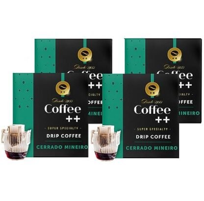 Coffee Mais │Café Super Especial em Drip│ Gabriel Nunes - Cerrado Mineiro │100% Arábica │Torra Média │Pack 4 caixas de 10 unidades